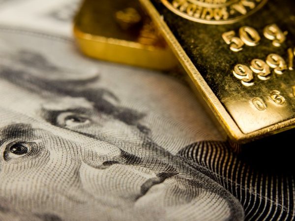 Gold surges US Dollar stumbles