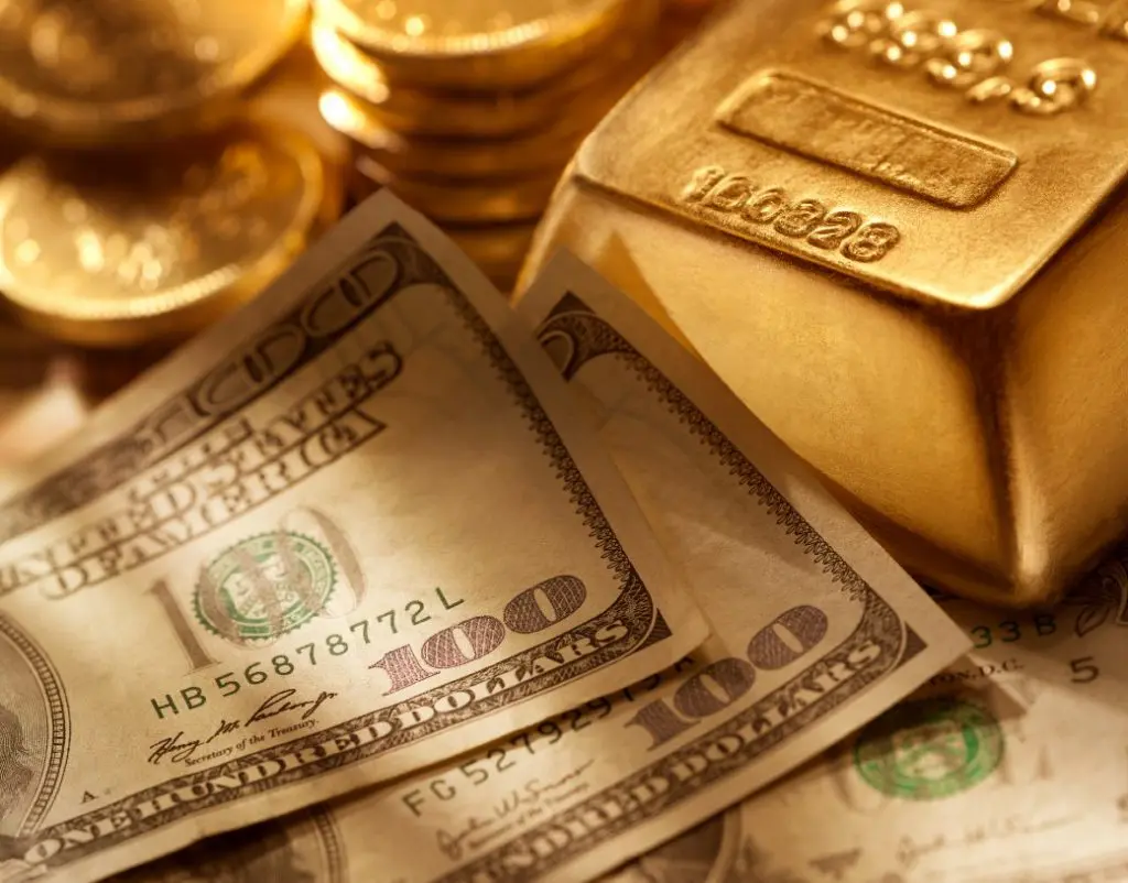 Dollar momentum gold prices